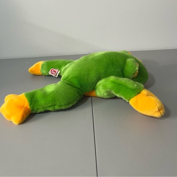 3/25$(Mix) TY Beanie Baby “Smoochy” The Frog 1998 Green/Yellow - Picture 3 of 10